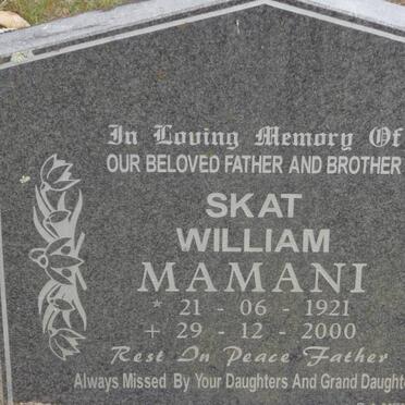 MAMANI Skat William 1921-2000