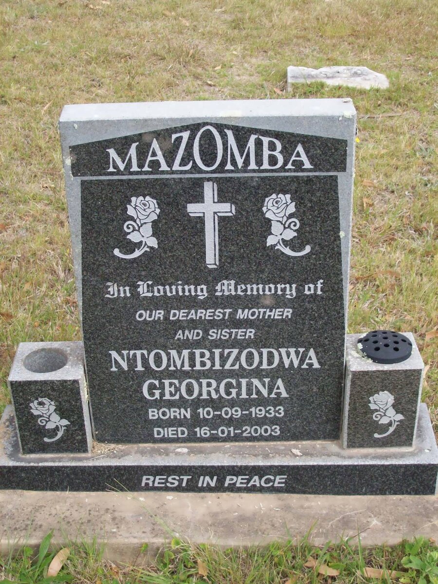 MAZOMBA Ntonbizodwa Georgina 1933-2003