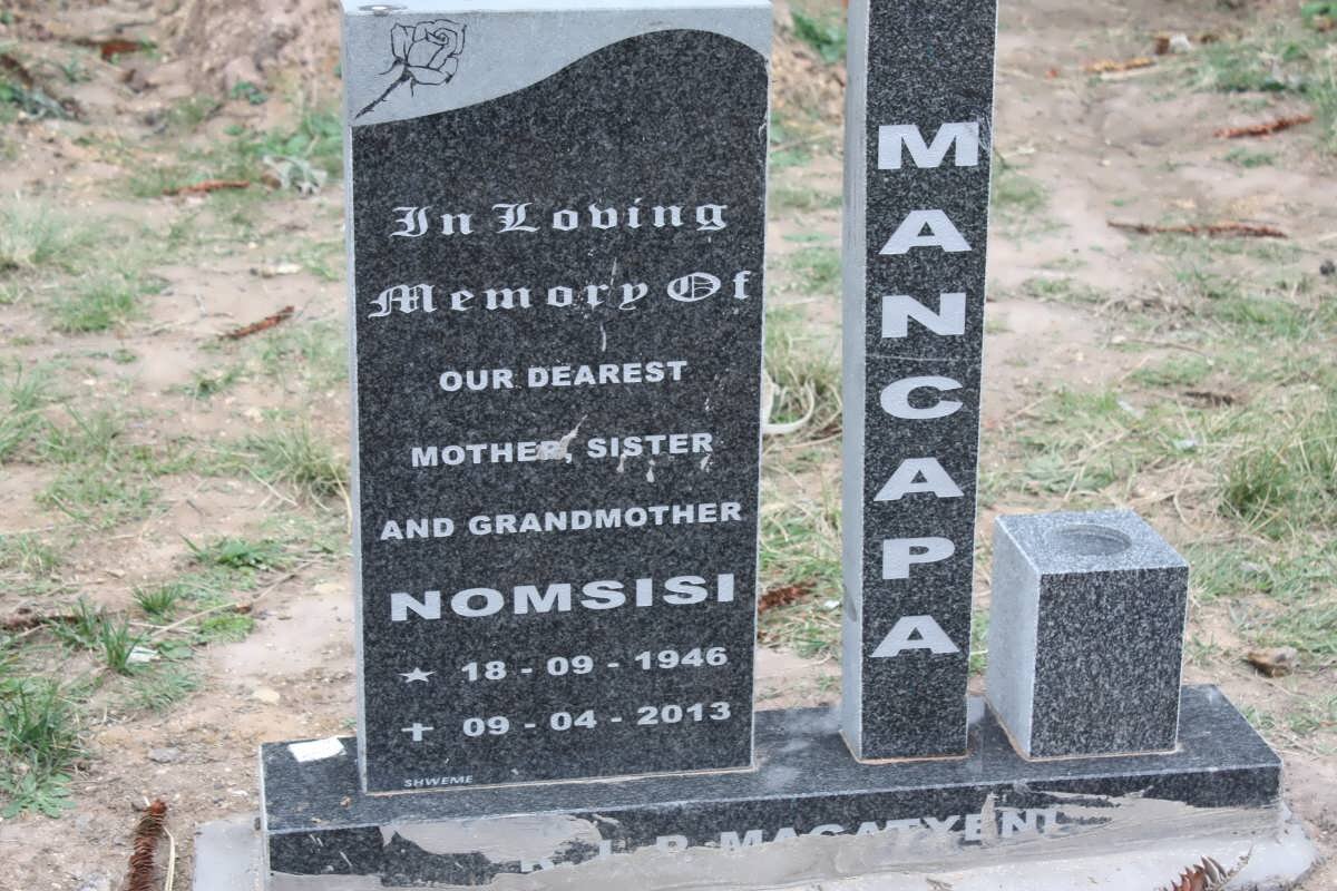 MANCAPA Nomsisi 1946-2013