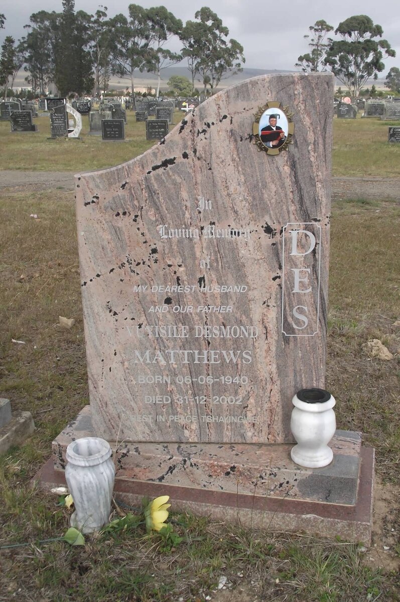 MATTHEWS Vuyisile Desmond 1940-2002
