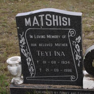 MATSHISI Teyi Ina 1934-1996