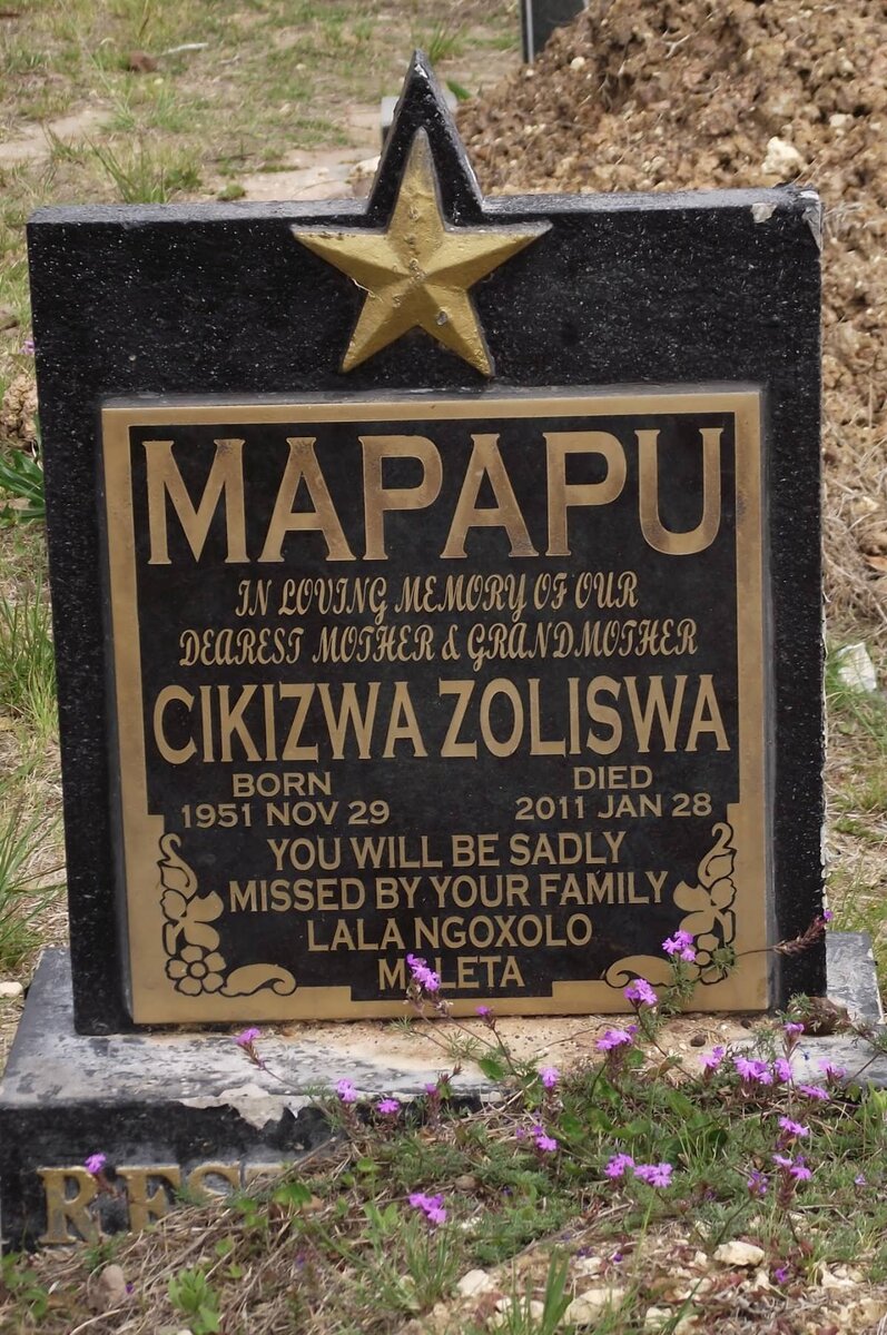 MAPAPU Cikizwa Zoliswa 1951-2011