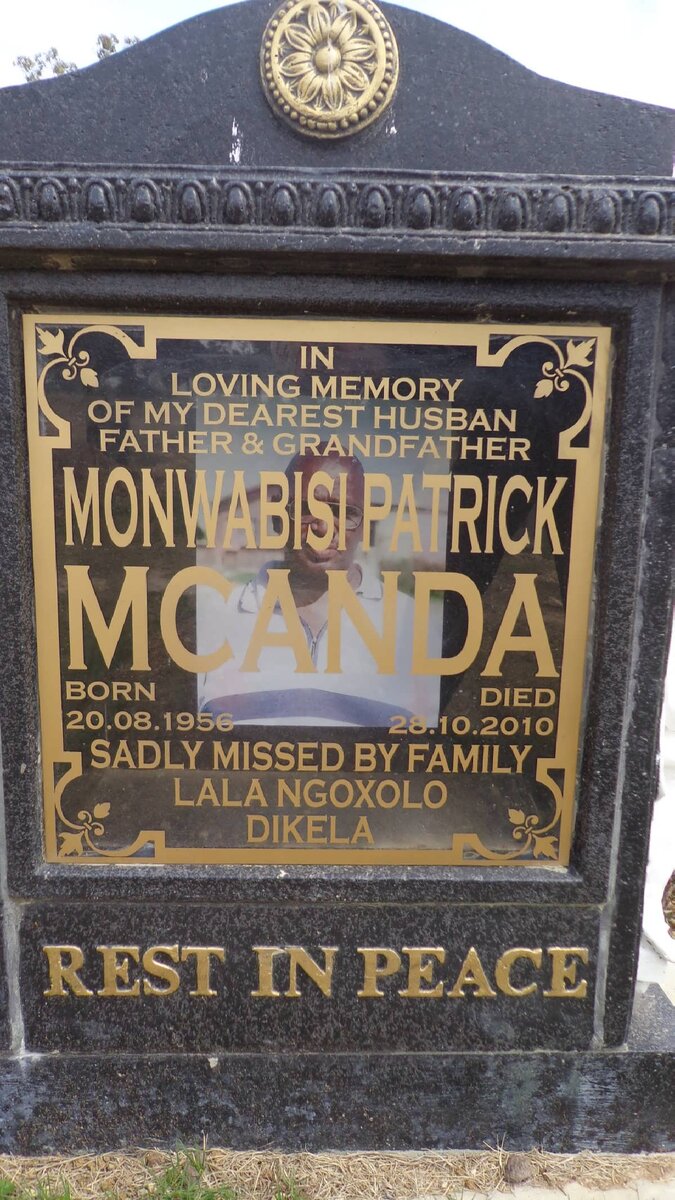 MCANDA Monwabisi Patrick 1956-2010