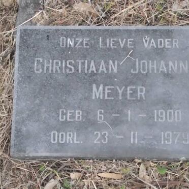 MEYER Christiaan Johannes 1900-1979