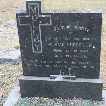 MOLLOY Oscar Frederick 1949-1970