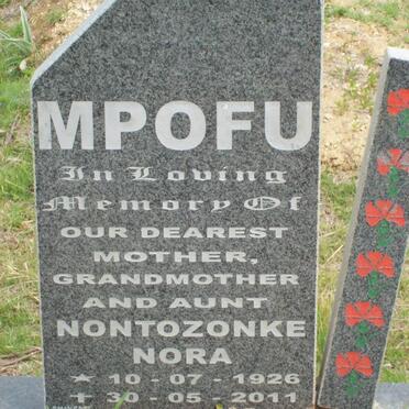MPOFU Nontozonke Nora 1926-2011