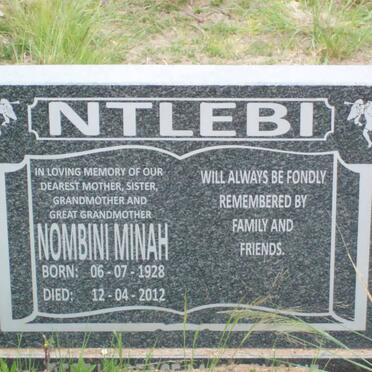 NTLEBI Nombini Minah 1928-2012