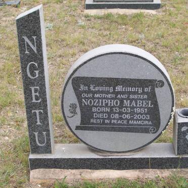 NGETU Nozipho Mabel 1951-2003