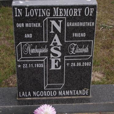 NASE Nombuyiselo Elizabeth 1935-2002