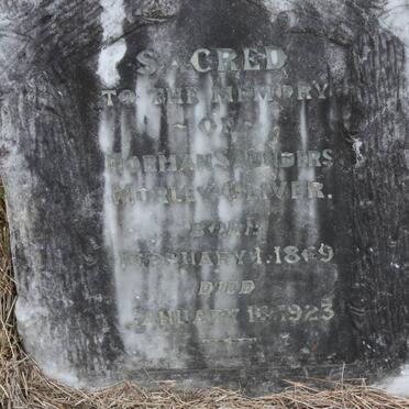 OLIVER Norman Saunders Morley 1869-1923