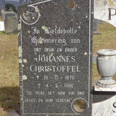 PRETORIUS Johannes Christoffel 1970-1996