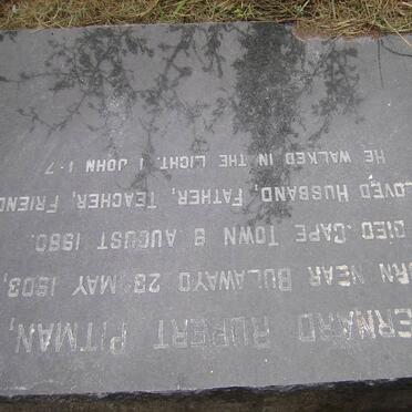 PITMAN Bernard Rupert 1903-1980