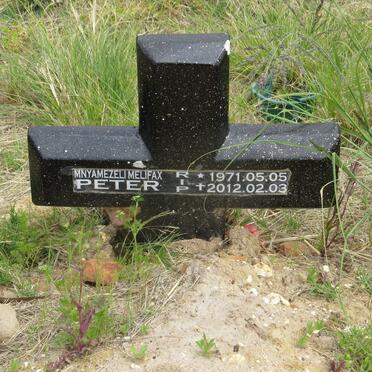 PETER Mnyamezeli Melifax 1971-2012