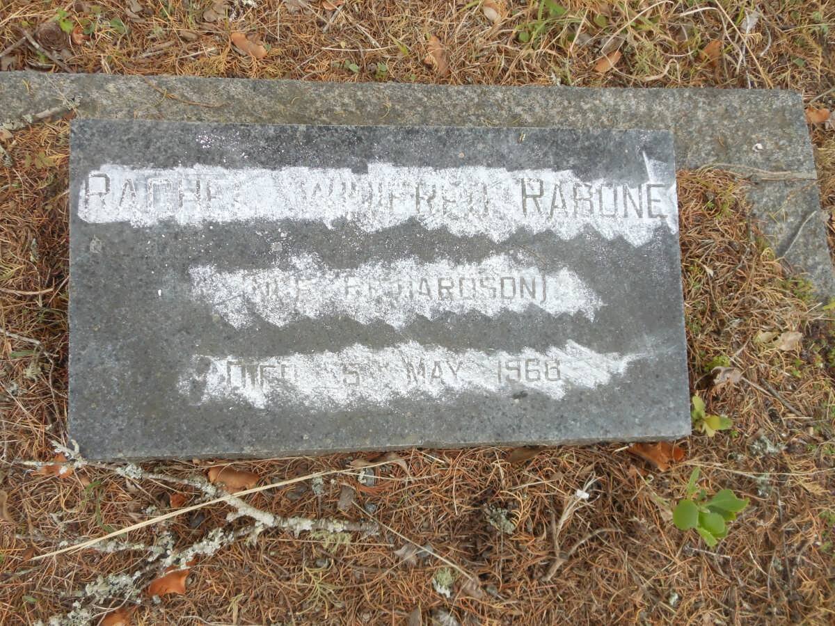 RABONE Rachel Winifred nee RICHARDSON -1968
