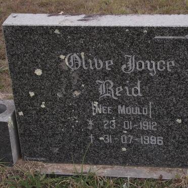 REID Olive Joyce nee MOULD 1912-1996