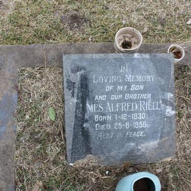 RIELLY James Alfred 1930-1956