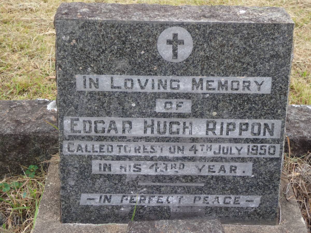 RIPPON Edgar Hugh -1950