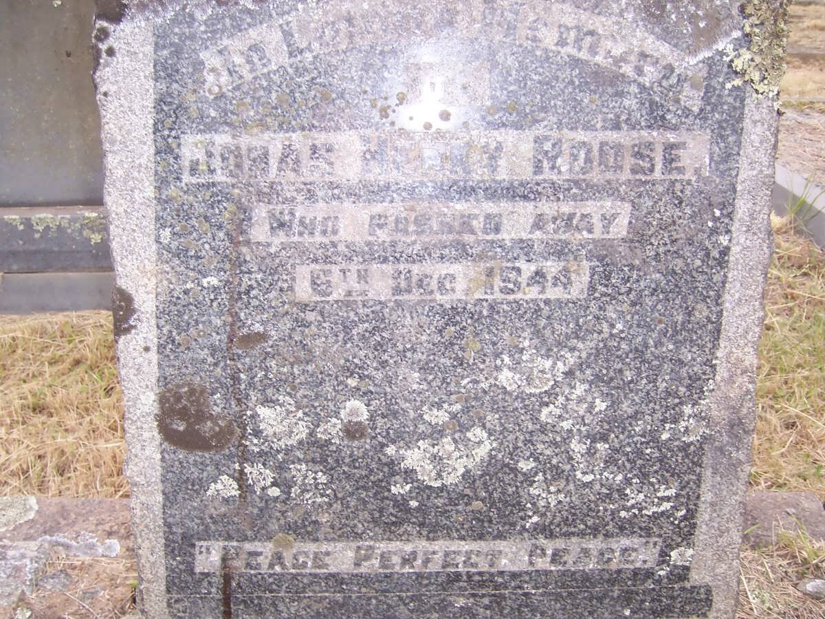 ROOSE Jonas Henry -1944