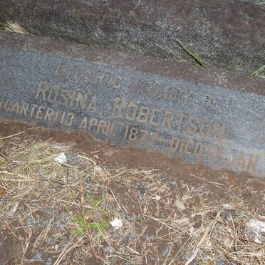 ROBERTSON Rosina nee CARTER 1877-1956