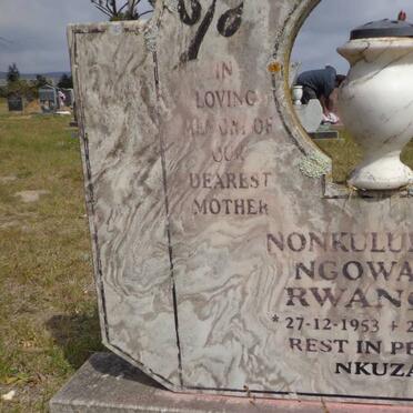 RWANQA Nonkululeko Ngowapi 1953-2002