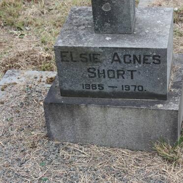 SHORT Elsie Agnes 1885-1970