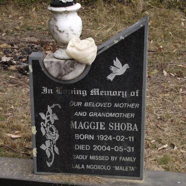 SHOBA Maggie 1924-2004