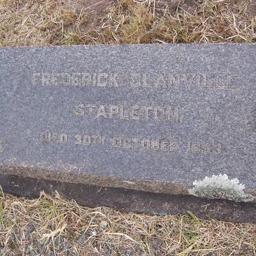 STAPLETON Frederick Glanville -1953