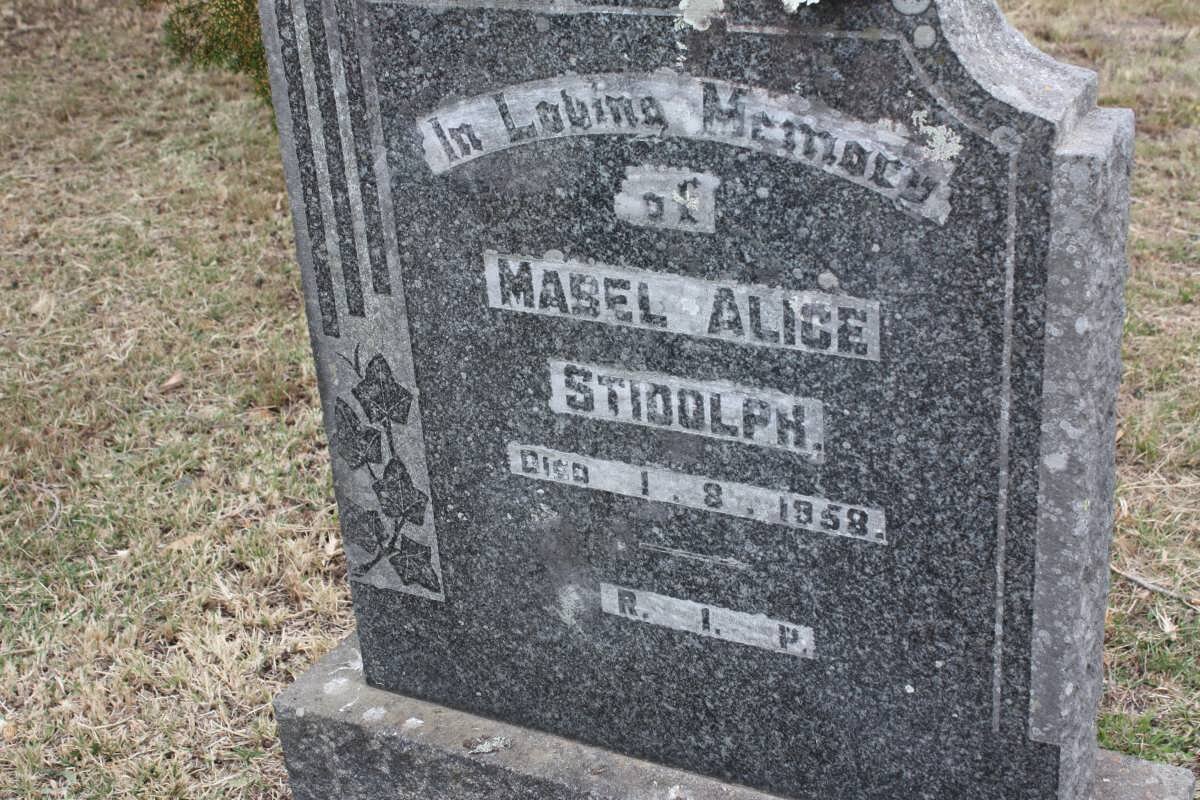 STIDOLPH Mabel Alice -1958