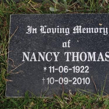 THOMAS Nancy 1922-2010