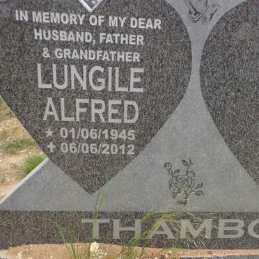 THAMBO Lungile Alfred 1945-2012