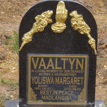 VAALTYN Yoliswa Margaret 1951-2013