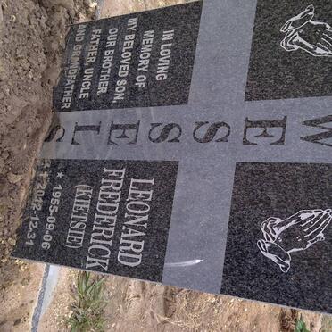 WESSELS Leonard Frederick 1955-2012