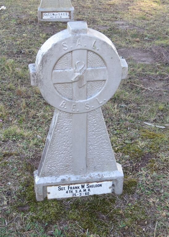 SHELDON Frank W. -1960