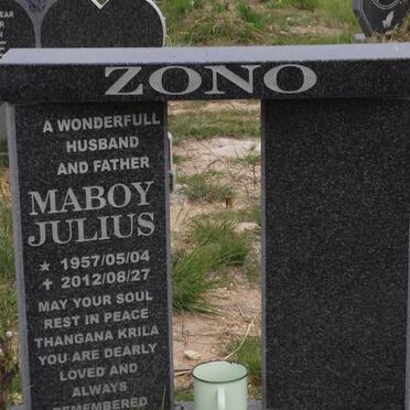 ZONO Maboy Julius 1957-2012