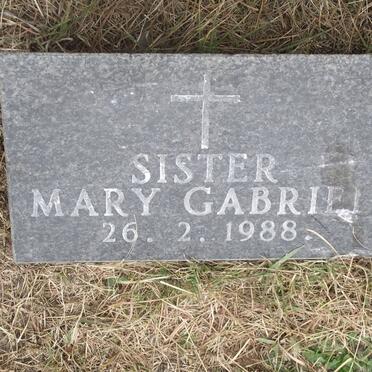 Sister Mary Gabriel -1988