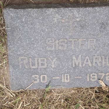 Sister Ruby Marion -1972