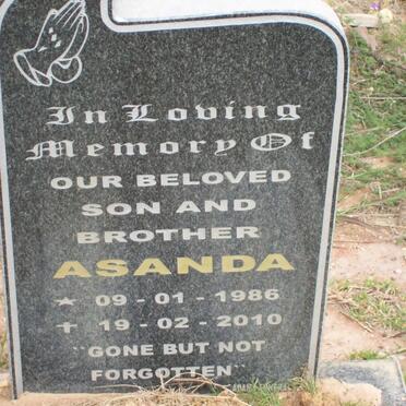 ? Asanda 1986-2010