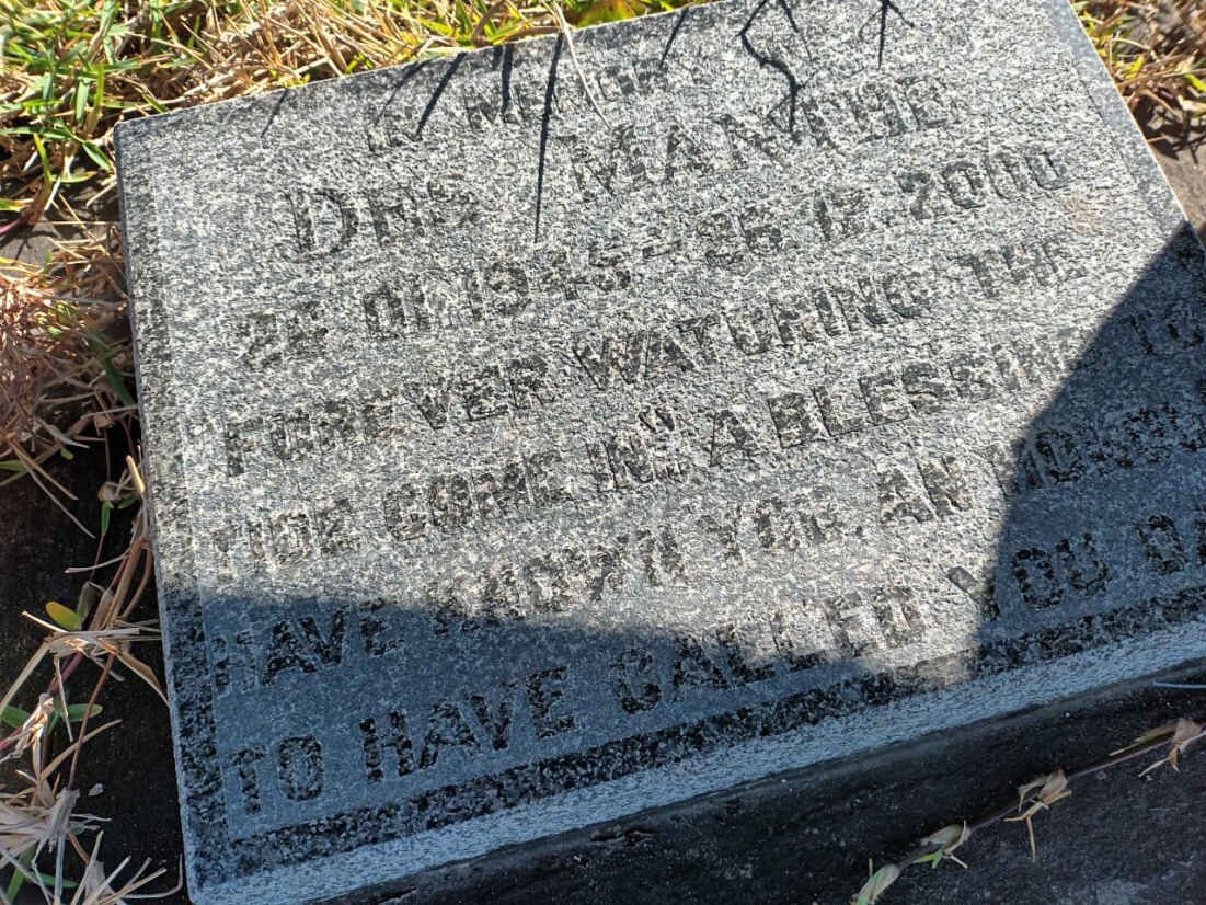 MANTHE Des 1945-2000