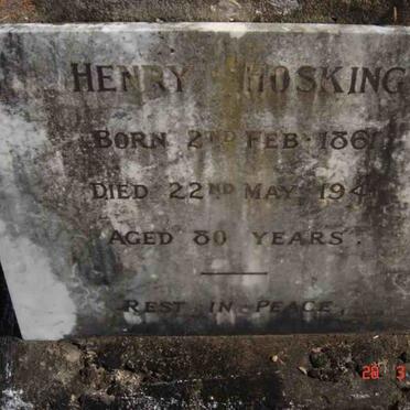 HOSKING Henry 1861-1941