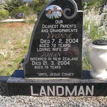LANDMAN Johan -2004 &amp; Yvonne -2004