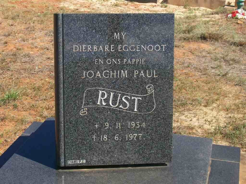 RUST Joachim Paul 1934-1977