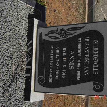 WAIT Annis 1916-2002