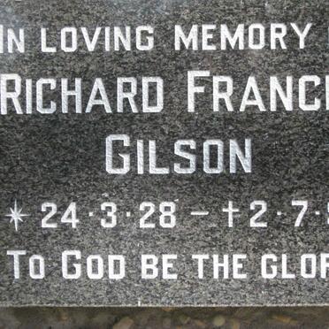 GILSON Richard Francis 1928-1997