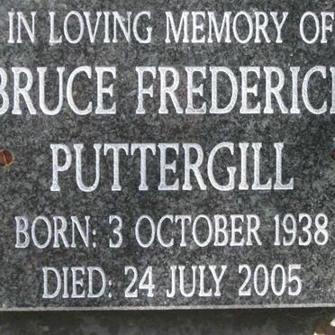 PUTTERGILL Bruce Frederick 1938-2005