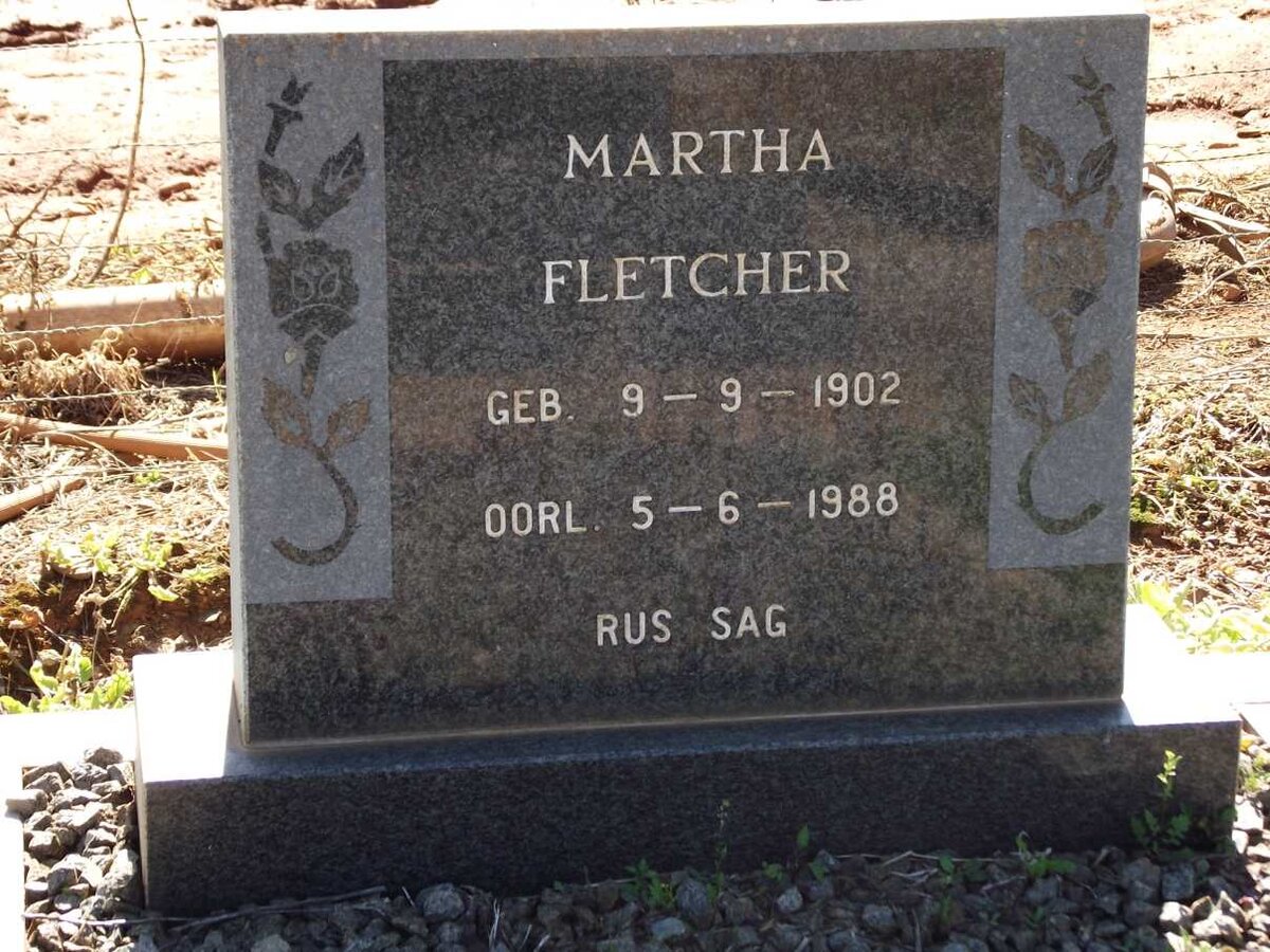 FLETCHER Martha 1902-1988