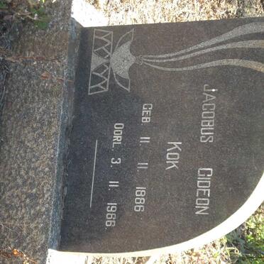 KOK Jacobus Gideon 1886-1966