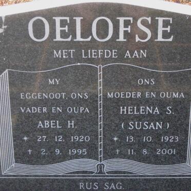 OELOFSE Abel H. 1920-1995 &amp; Helena S. 1923-2001