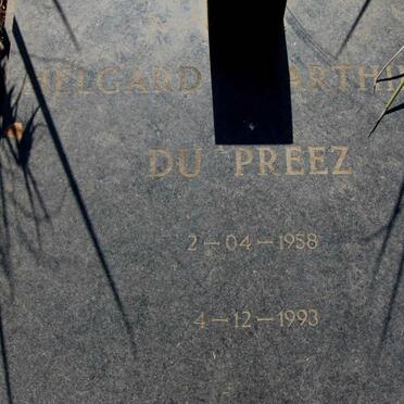 PREEZ Helgard Marthinus, du 1958-1993