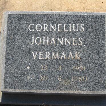 VERMAAK Cornelius Johannes 1951-1980