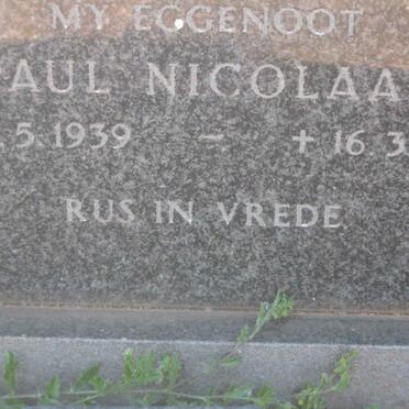 ? Paul Nicolaas 1939-1972